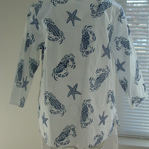 Beach Cover Top Blouse Cover Top - Picture 8 of 8